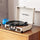 Victrola Venture Suitcase Record Player with Bluetooth (Oak)