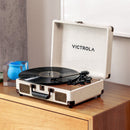 Victrola Venture Suitcase Record Player with Bluetooth (Oak)