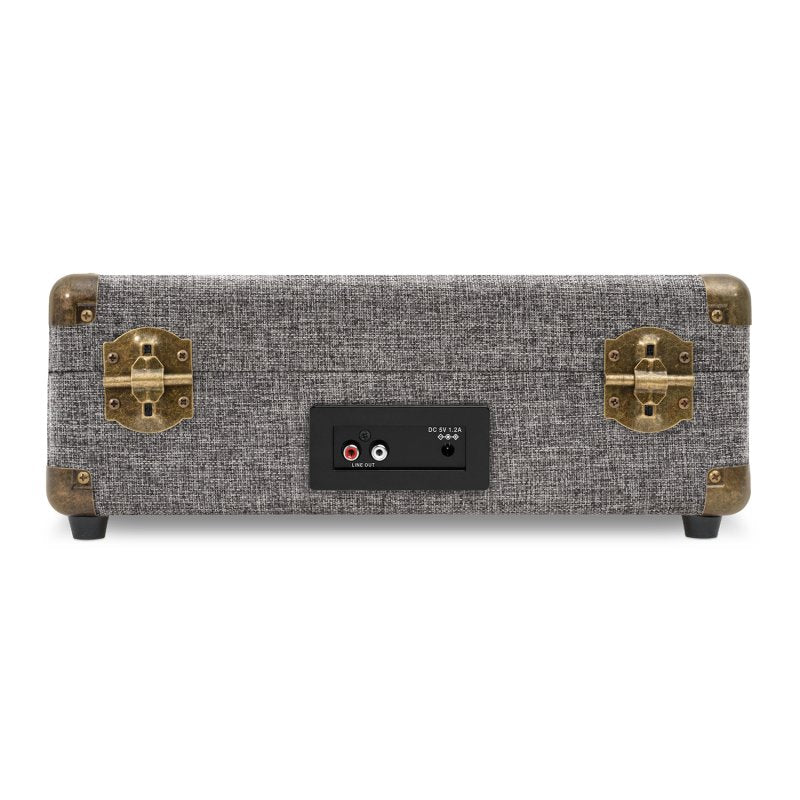Victrola Venture Suitcase Record Player with Bluetooth (Walnut)