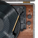 Victrola Venture Suitcase Record Player with Bluetooth (Walnut)