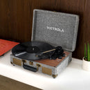 Victrola Venture Suitcase Record Player with Bluetooth (Walnut)