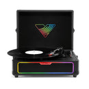 Victrola Journey Glow Illuminated Suitcase Record Player (Black)
