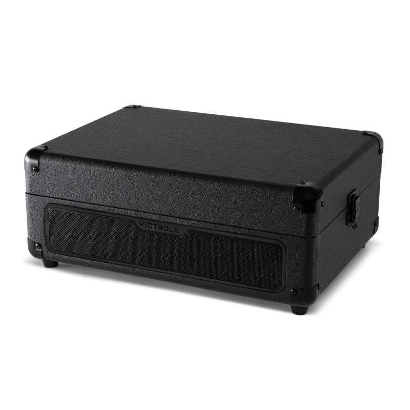 Victrola Journey Glow Illuminated Suitcase Record Player (Black)