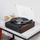 Victrola Eastwood II Manual Three-Speed Turntable with Bluetooth (Black)