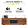Victrola Eastwood II Manual Three-Speed Turntable with Bluetooth (Black)
