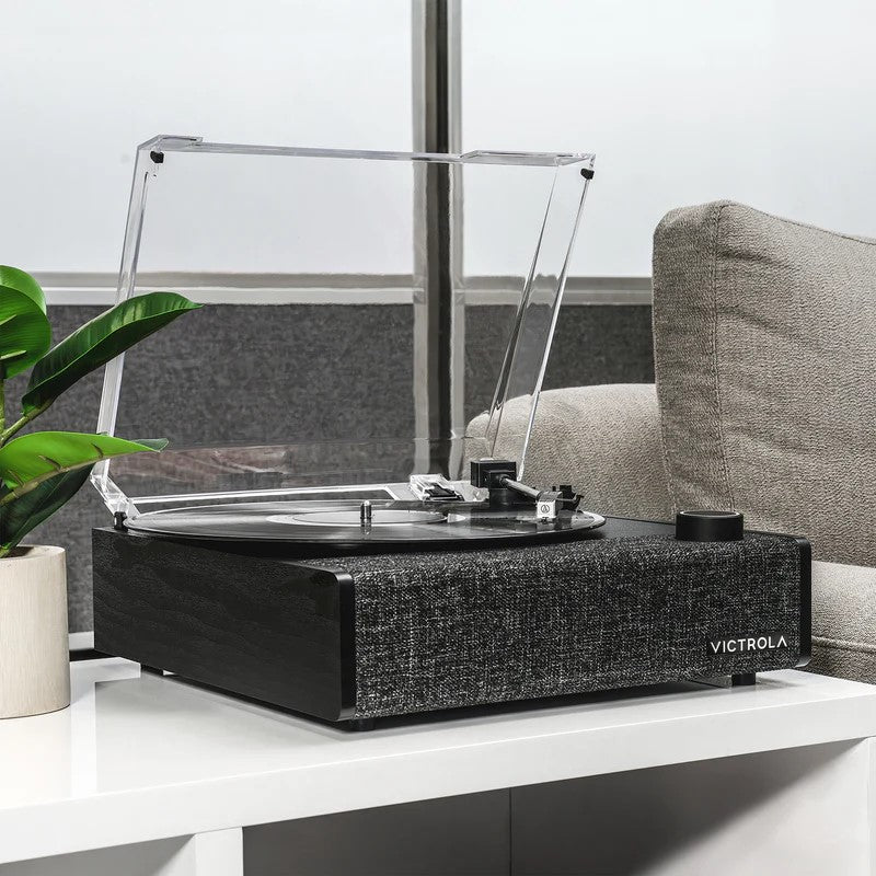 Victrola Eastwood II Manual Three-Speed Turntable with Bluetooth (Oak)