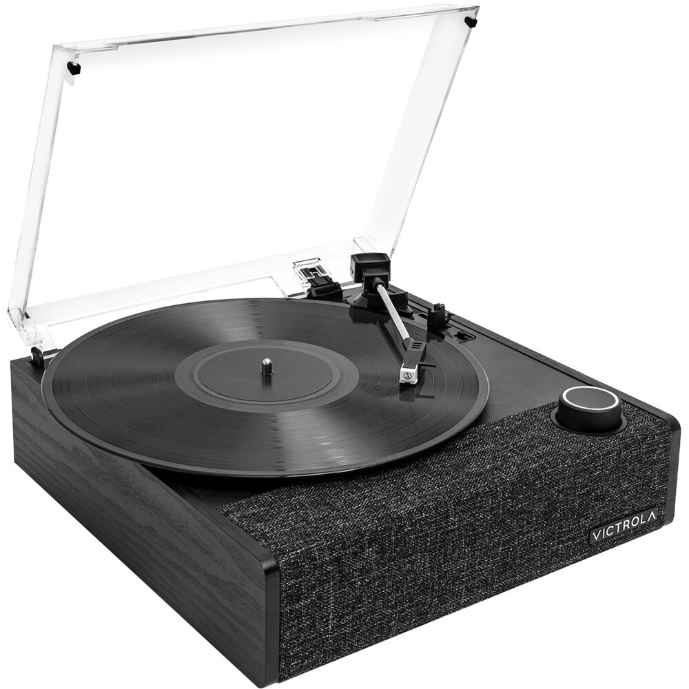 Victrola Eastwood II Manual Three-Speed Turntable with Bluetooth (Walnut)