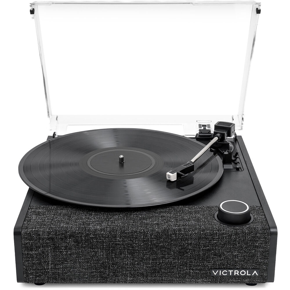 Victrola Eastwood II Manual Three-Speed Turntable with Bluetooth (Walnut)