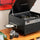 Victrola Century 6-in-1 Bluetooth Music Center with Turntable (Black)