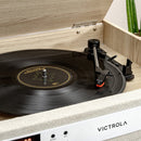 Victrola Century 6-in-1 Bluetooth Music Center with Turntable (Natural)