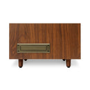 Victrola Century 6-in-1 Bluetooth Music Center with Turntable (Walnut)