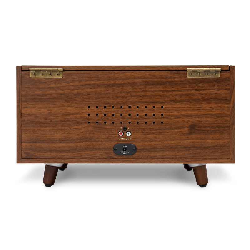 Victrola Century 6-in-1 Bluetooth Music Center with Turntable (Walnut)