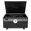 Victrola Century Signature 6-in-1 Wood Record Player (Black)