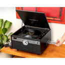 Victrola Century Signature 6-in-1 Wood Record Player (Black)