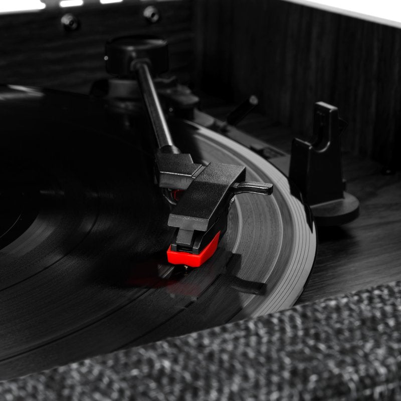 Victrola Century Signature 6-in-1 Wood Record Player (Black)