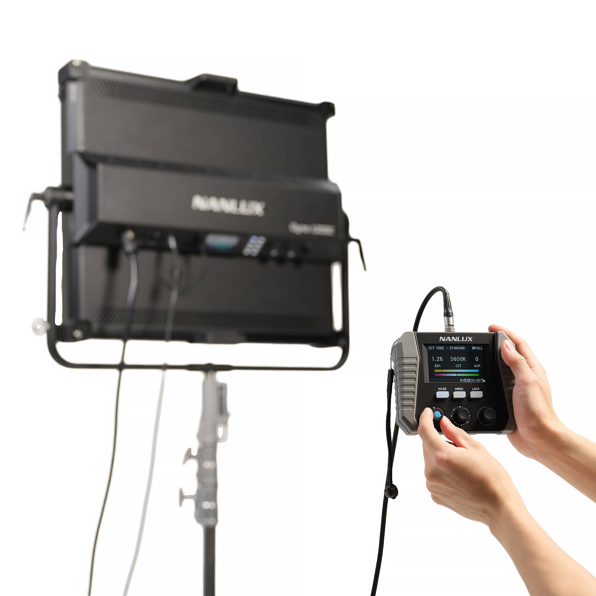 Contrôleur câblé Nanlux 6 Pin pour Dyno & Evoke Series