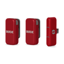 RODE Wireless Micro 2-Person Ultracompact Wireless Microphone System with USB-C Connector (2.4 GHz, Red)