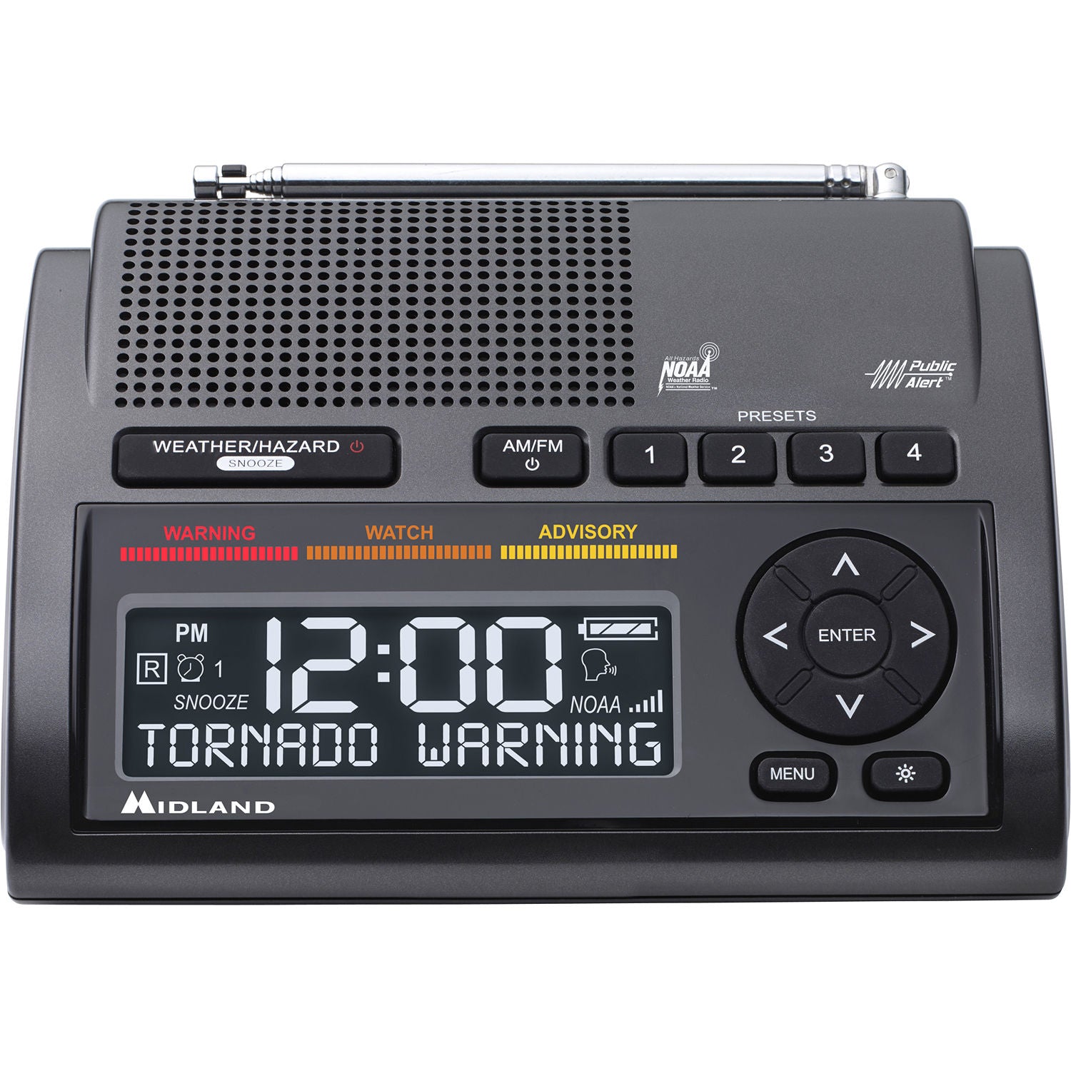 Midland WR400 Deluxe NOAA Météo et radio d'alerte d'urgence