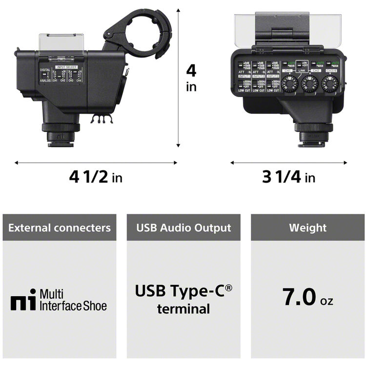 Sony XLR-A4 XLR Adapter