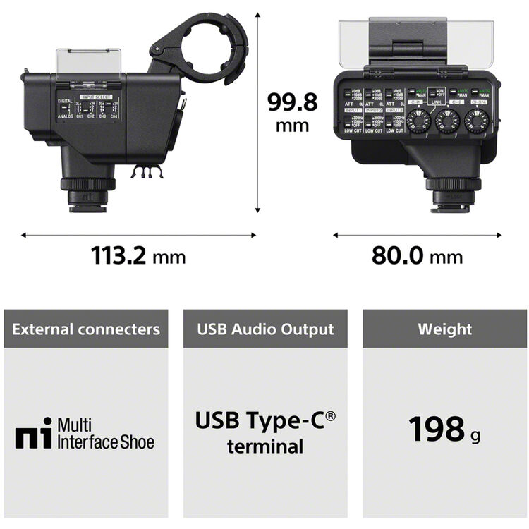 Sony XLR-A4 XLR Adapter