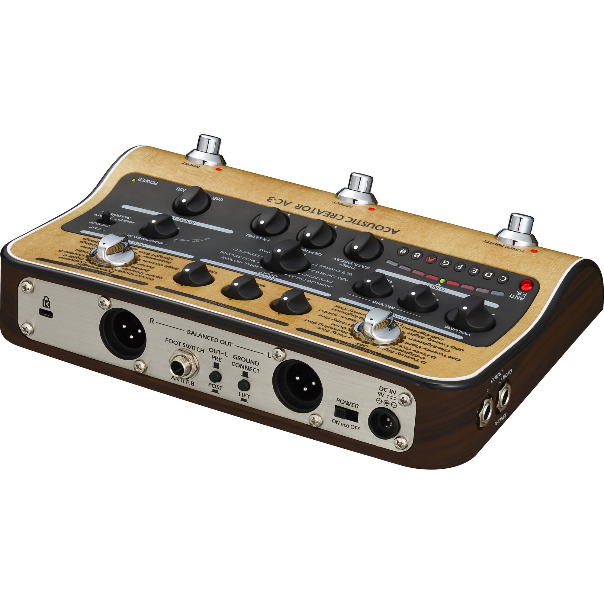 Zoom AC-3 Acoustic Creator Pedal