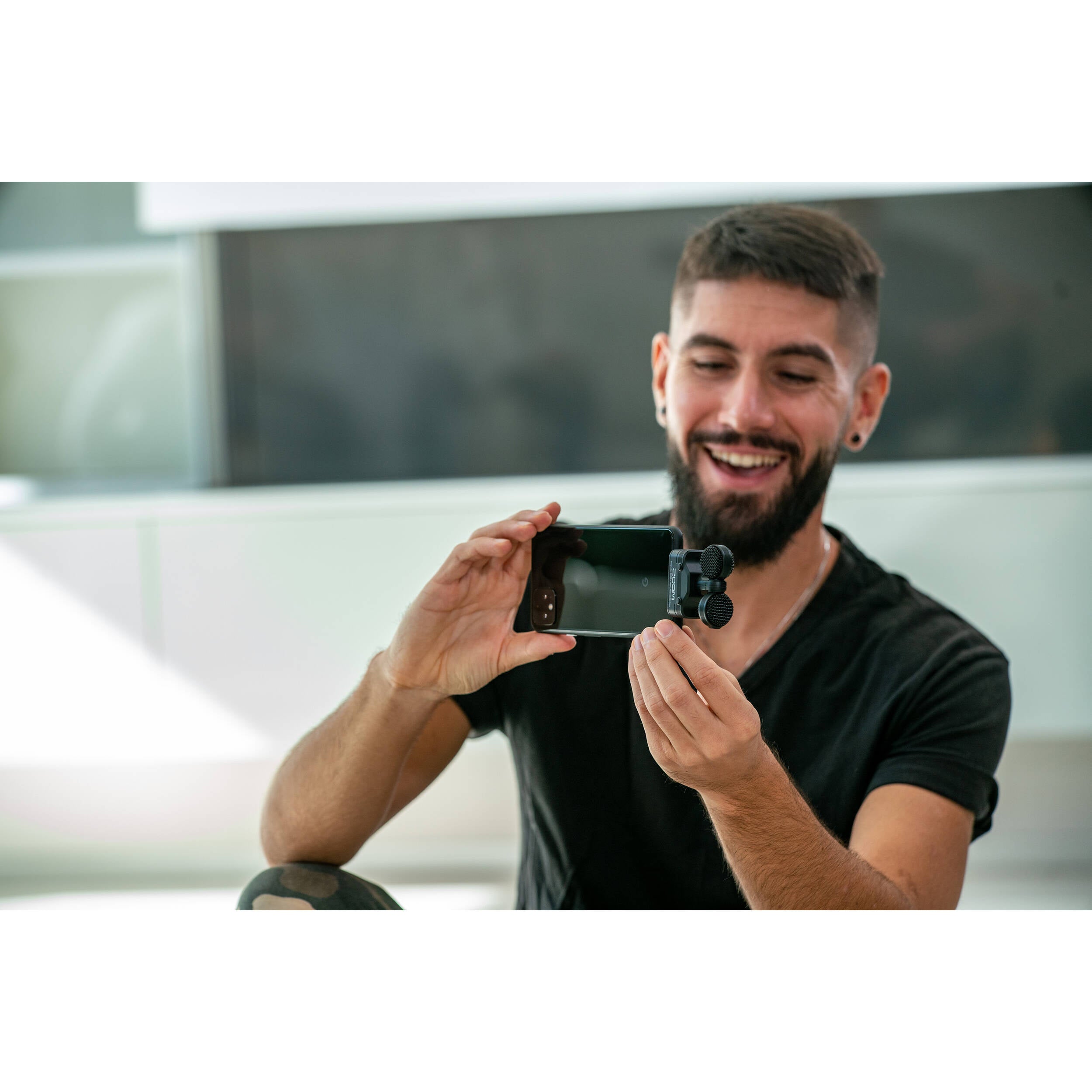 Microphone stéréo central Zoom Am7 pour appareils Android avec connecteur USB-C