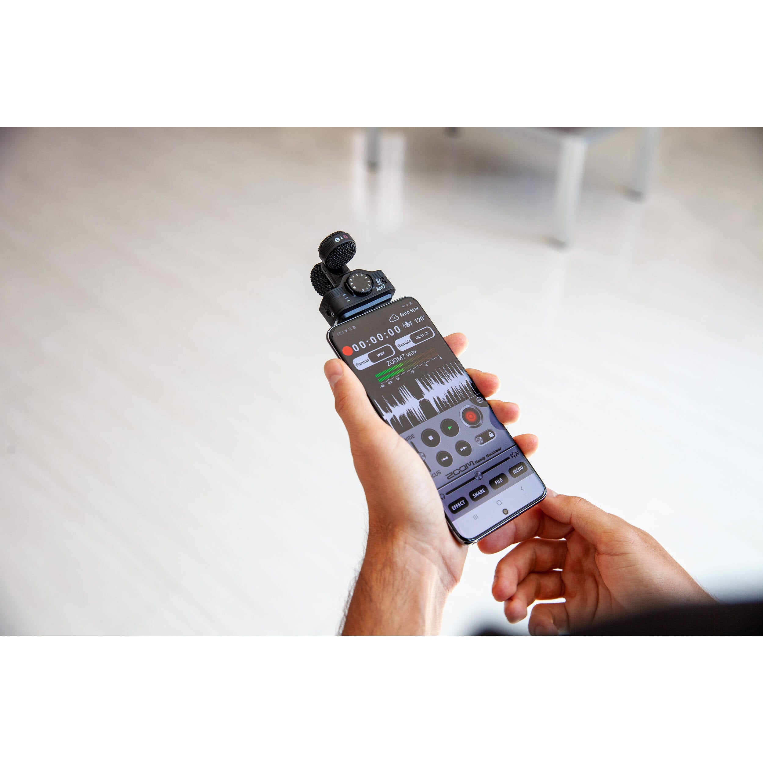 Microphone stéréo central Zoom Am7 pour appareils Android avec connecteur USB-C