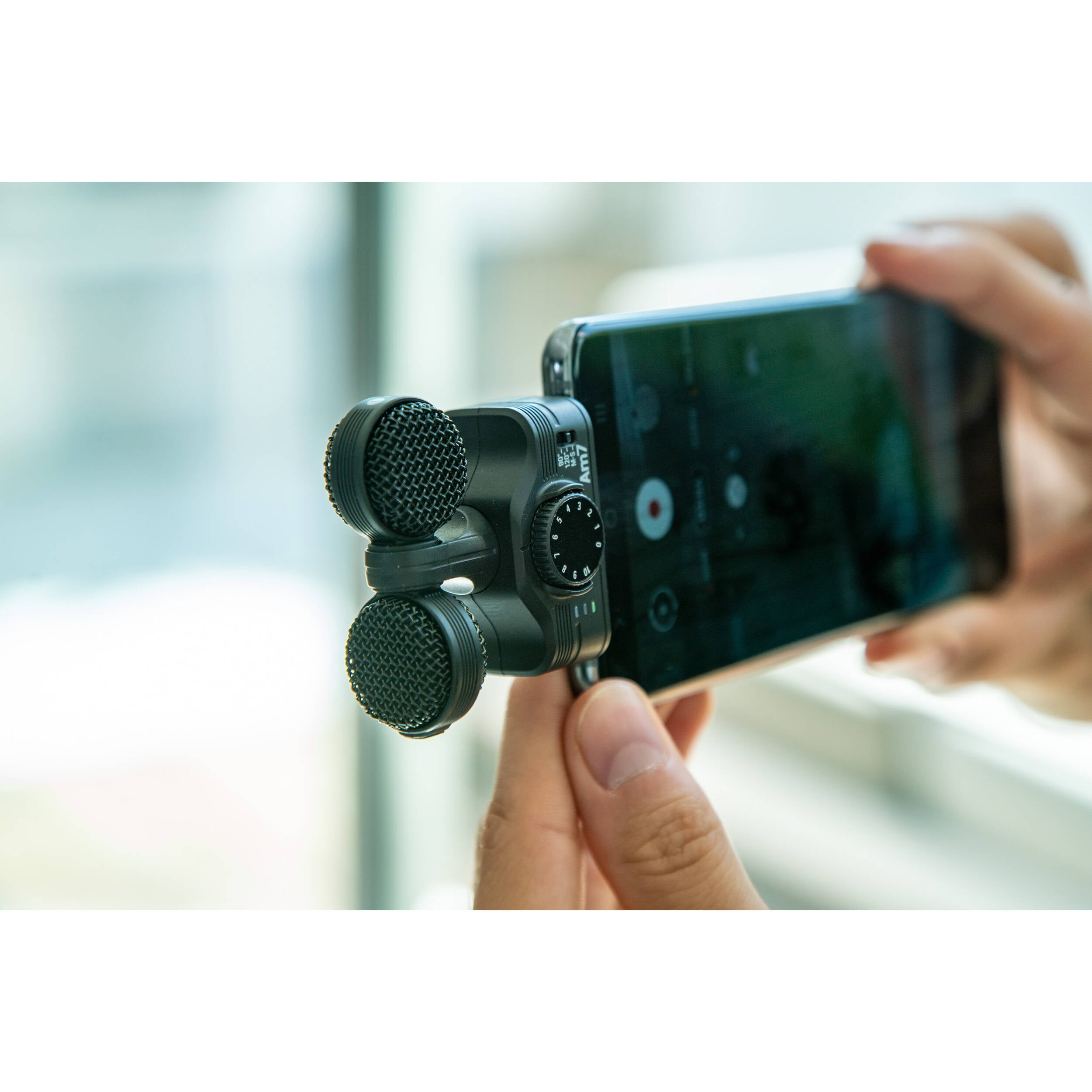 Microphone stéréo central Zoom Am7 pour appareils Android avec connecteur USB-C