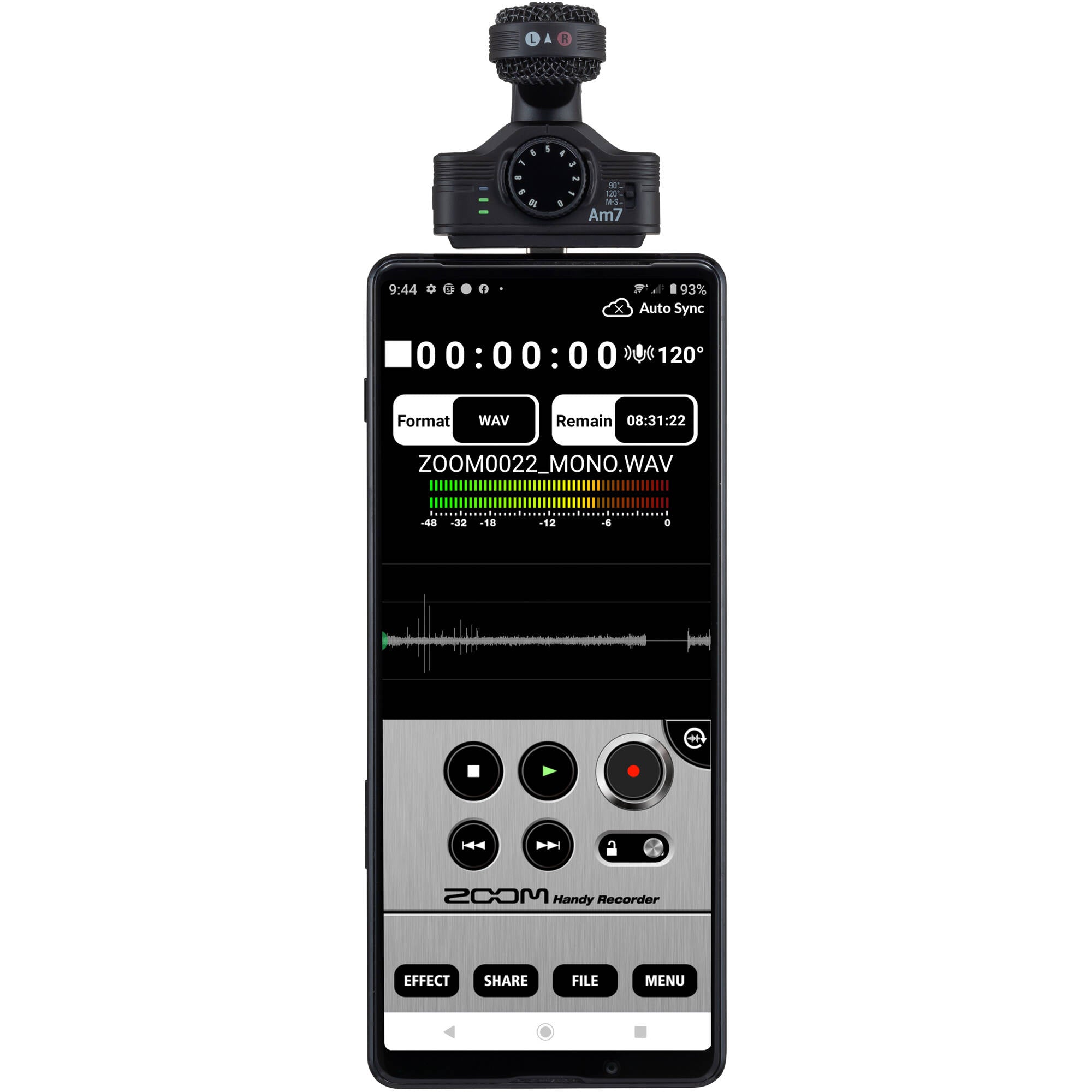 Microphone stéréo central Zoom Am7 pour appareils Android avec connecteur USB-C