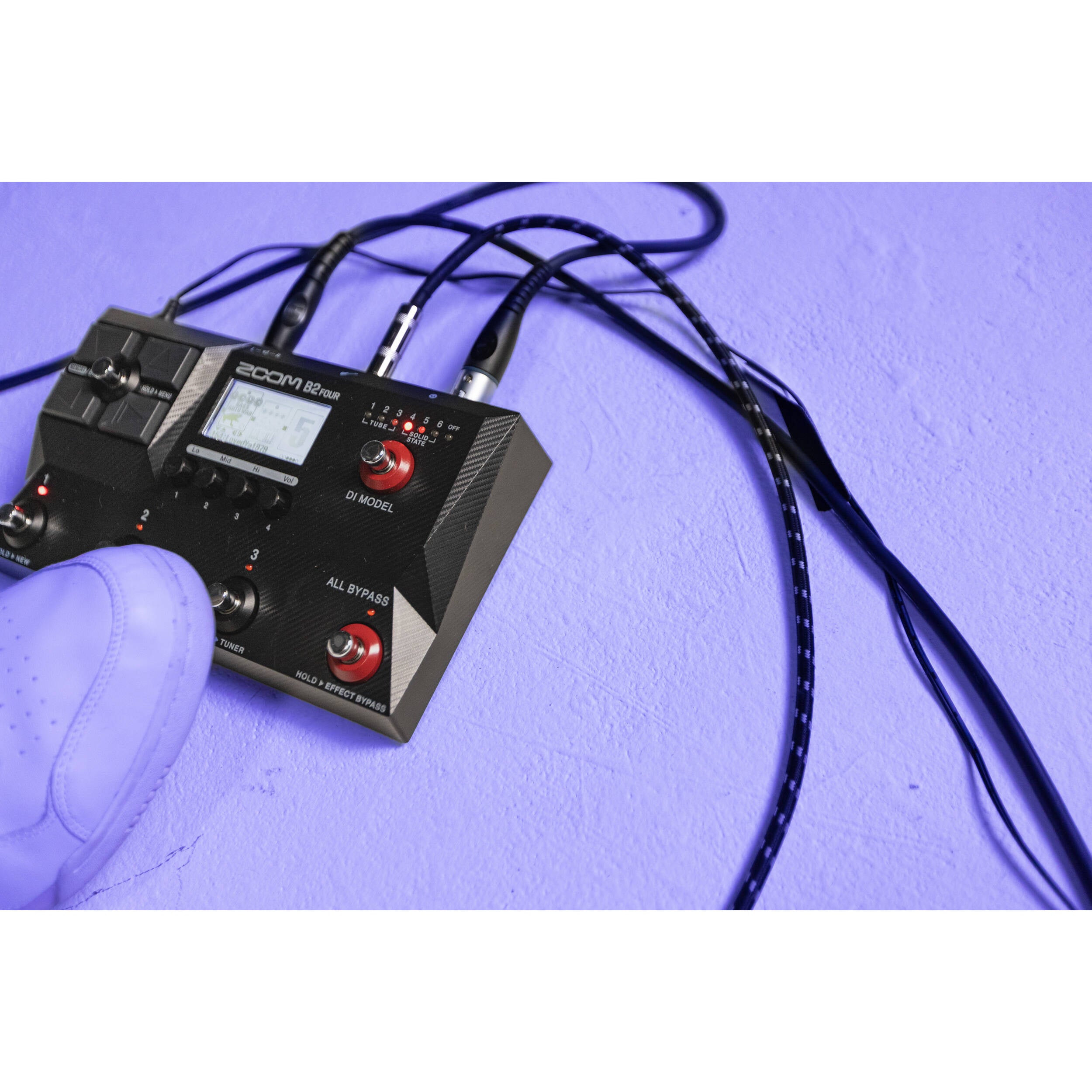 Zoom B2 Four Amplifier and FX Emulator Pedal