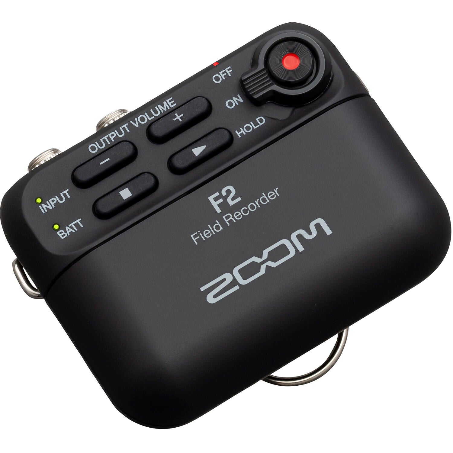Enregistreur de terrain portable ultracompact Zoom F2 avec microphone Lavalier