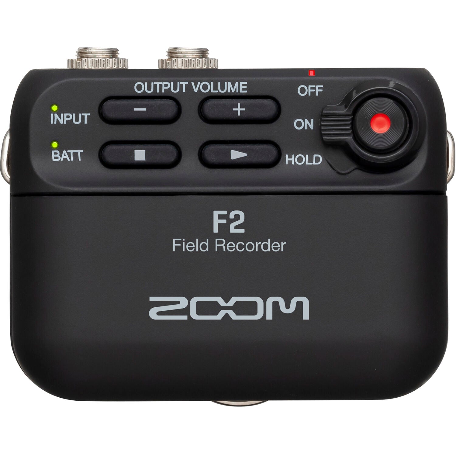 Enregistreur de terrain portable ultracompact Zoom F2 avec microphone Lavalier