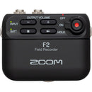 Enregistreur de terrain portable ultracompact Zoom F2 avec microphone Lavalier