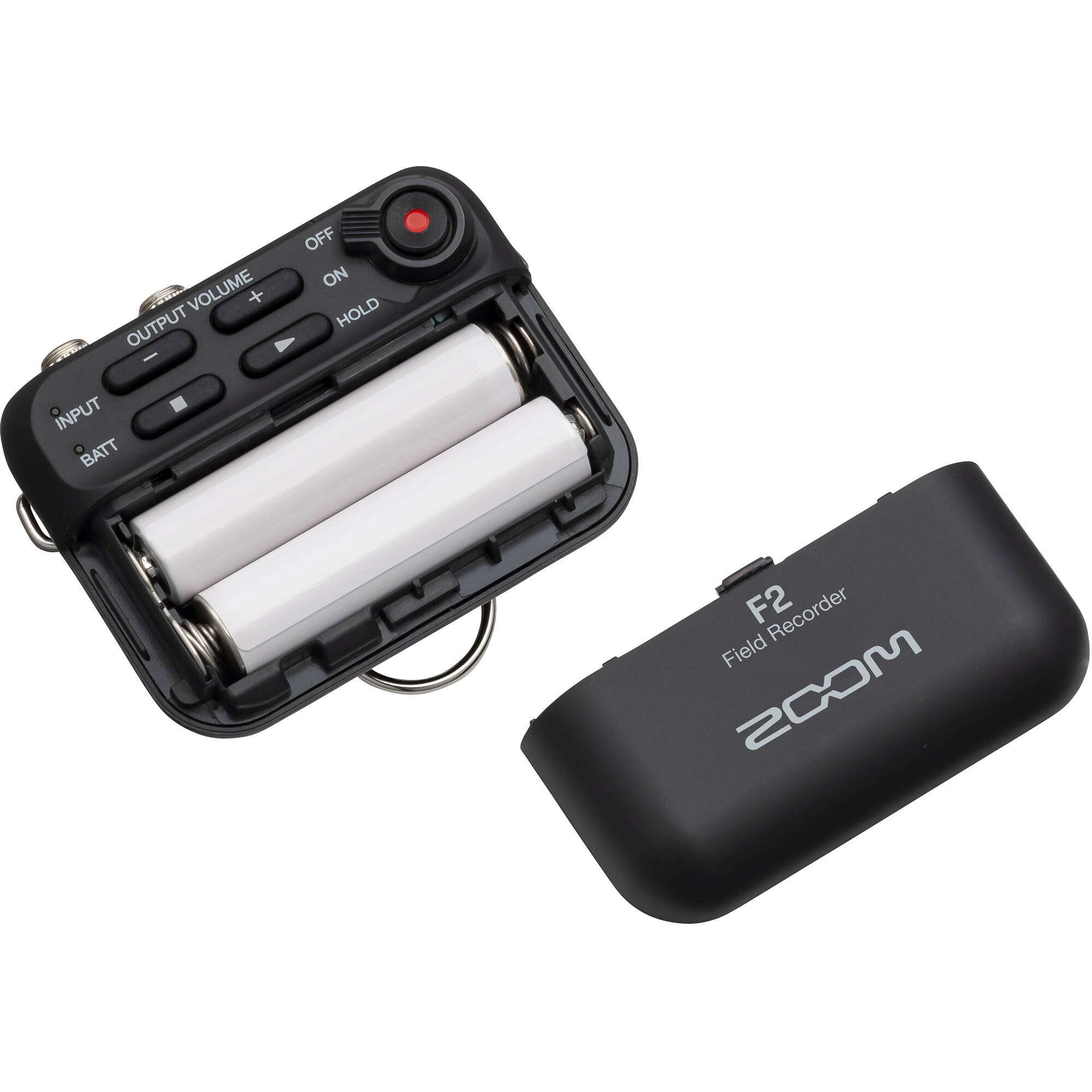Enregistreur de terrain portable ultracompact Zoom F2 avec microphone Lavalier