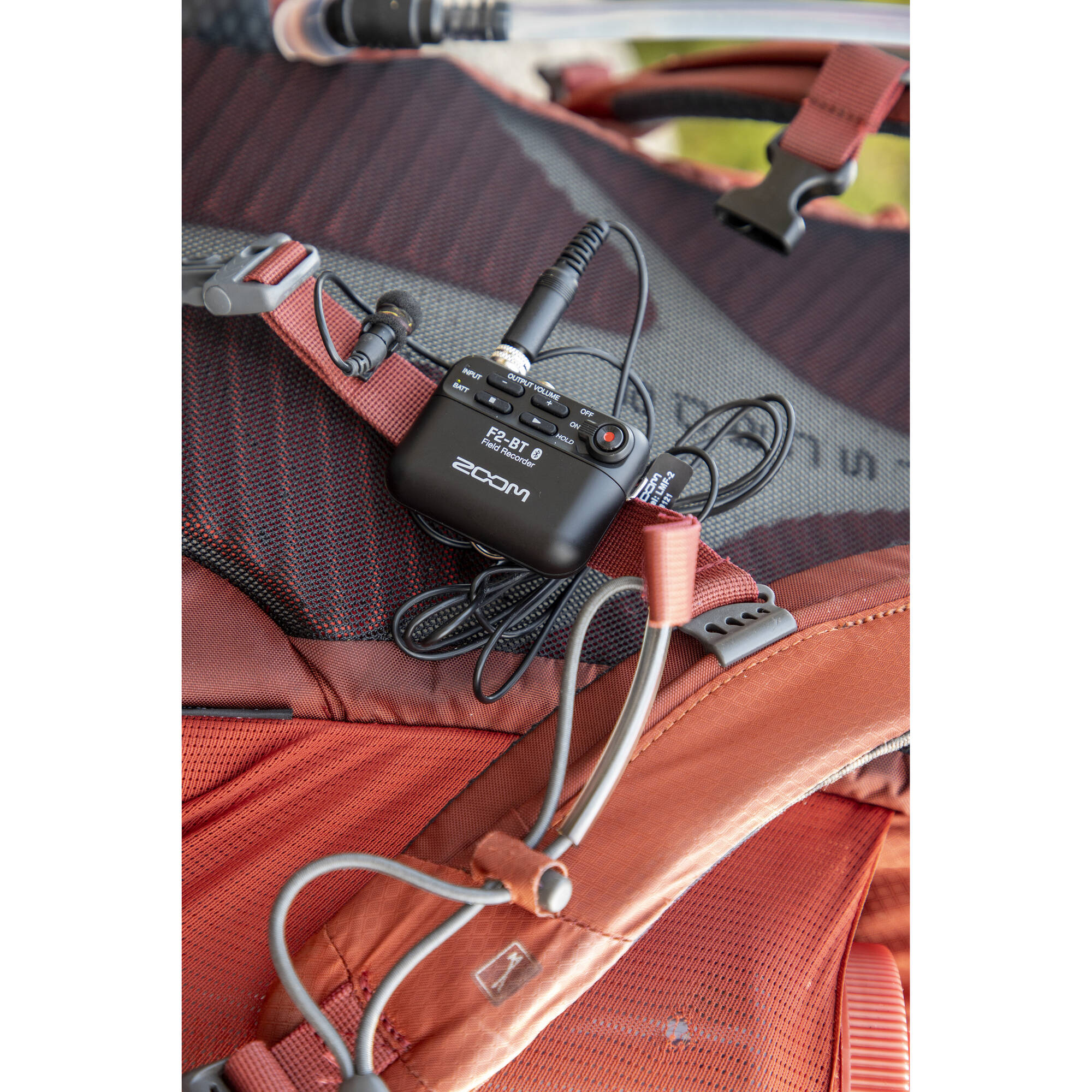 Zoom F2-BT Ultracompact Bluetooth-Enabled Portable Field Recorder with Lavalier Microphone