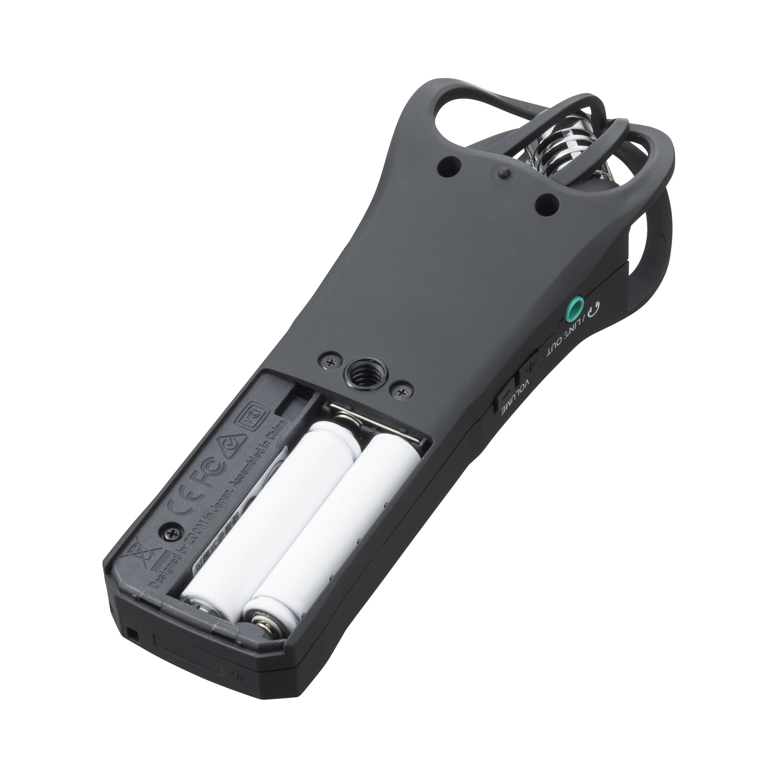 Zoom Enregistreur pratique portable H1N-VP avec pare-brise, adaptateur AC, câble USB et boîtier ouvert