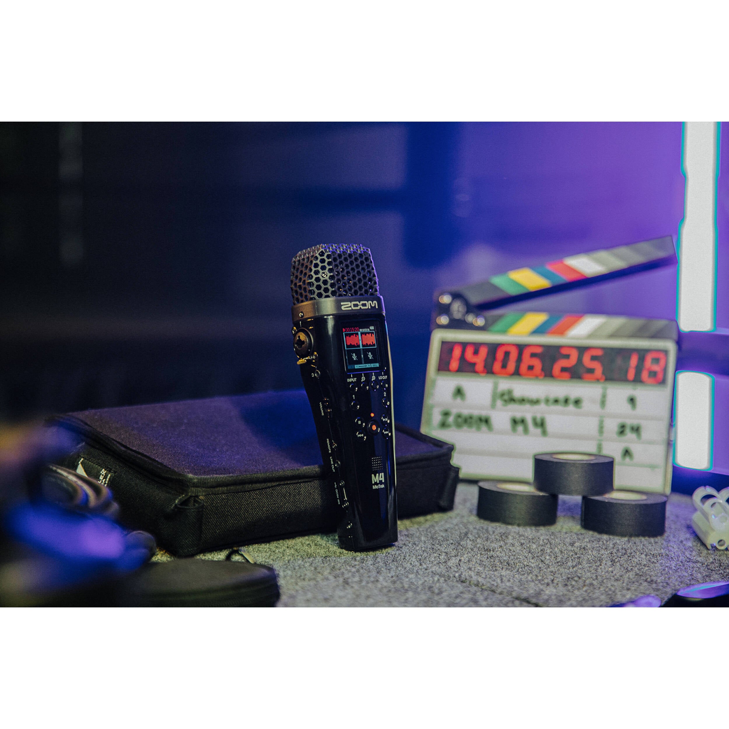 Zoom M4 MicTrak Microphone stéréo et enregistreur