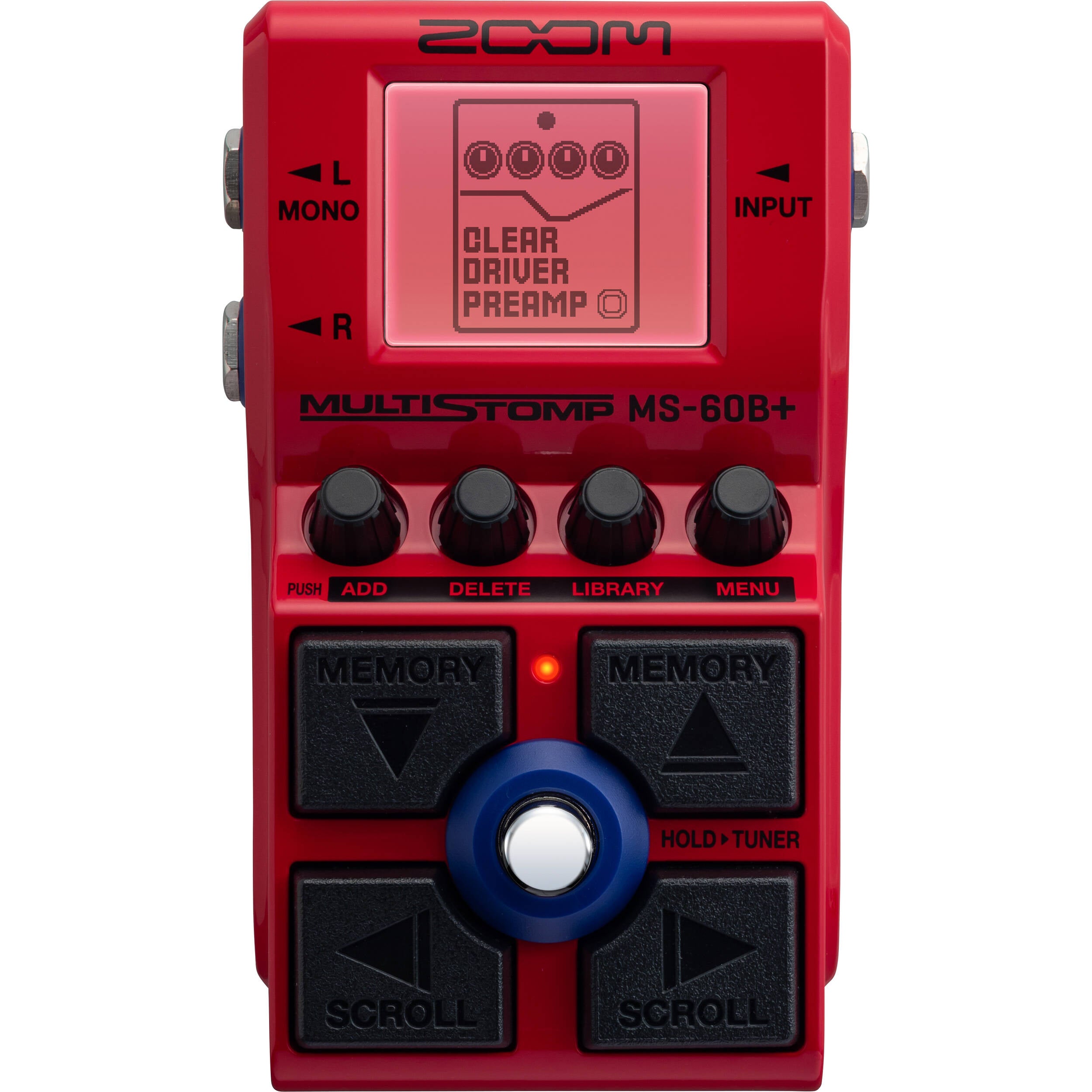 Zoom MS-60B+ MultiStomp Pédale de basse multi-effets