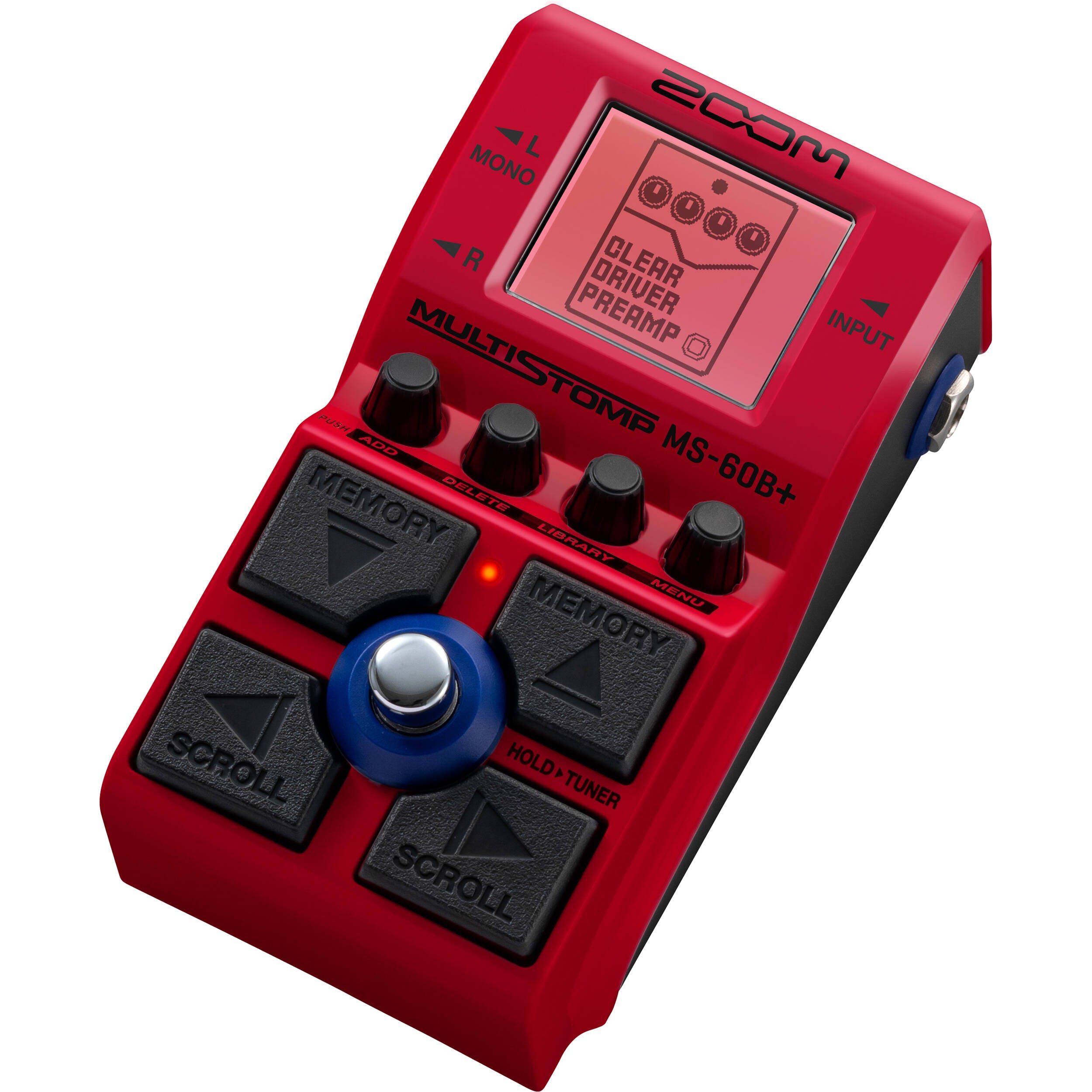 Zoom MS-60B+ MultiStomp Pédale de basse multi-effets