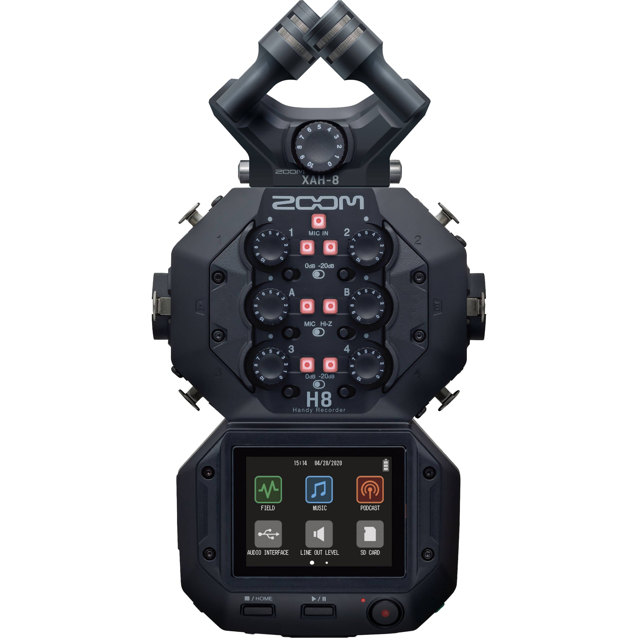 Zoom XAH-8 X/Y-AB Capsule de microphone pour enregistreur H8