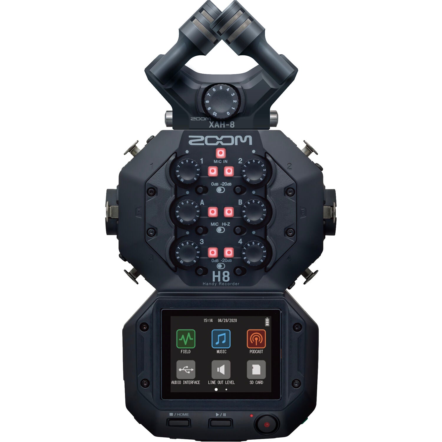 Zoom XAH-8 X/Y-AB Capsule de microphone pour enregistreur H8