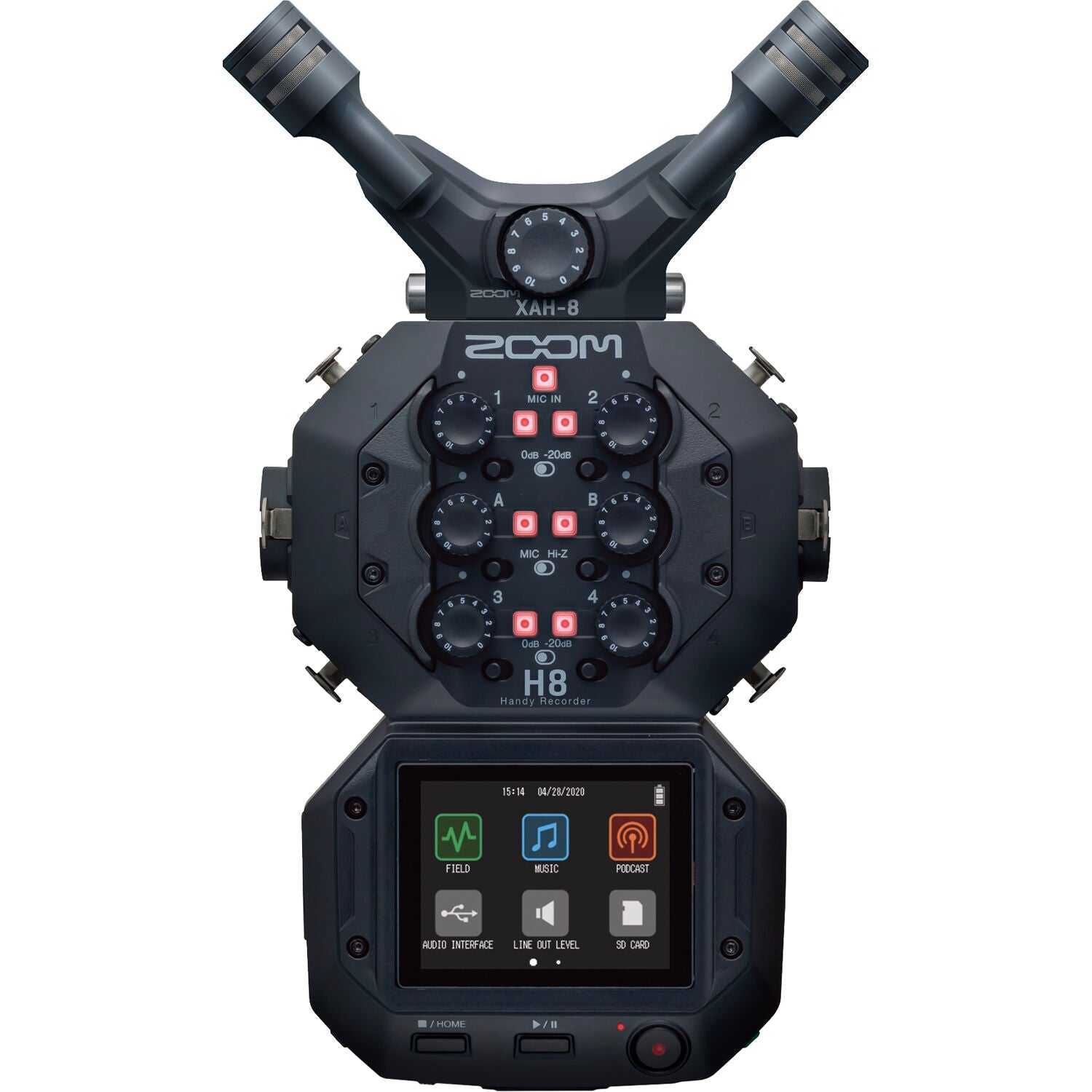 Zoom XAH-8 X/Y-AB Capsule de microphone pour enregistreur H8
