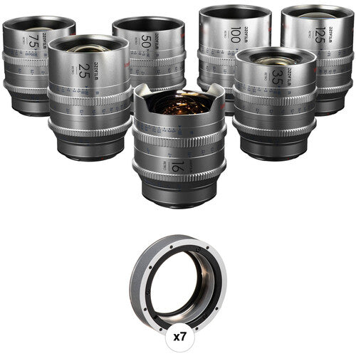 Kit Dzofilm Vespid Retro 7-Lens avec kit d'outils Retro Silver EF et étui dur