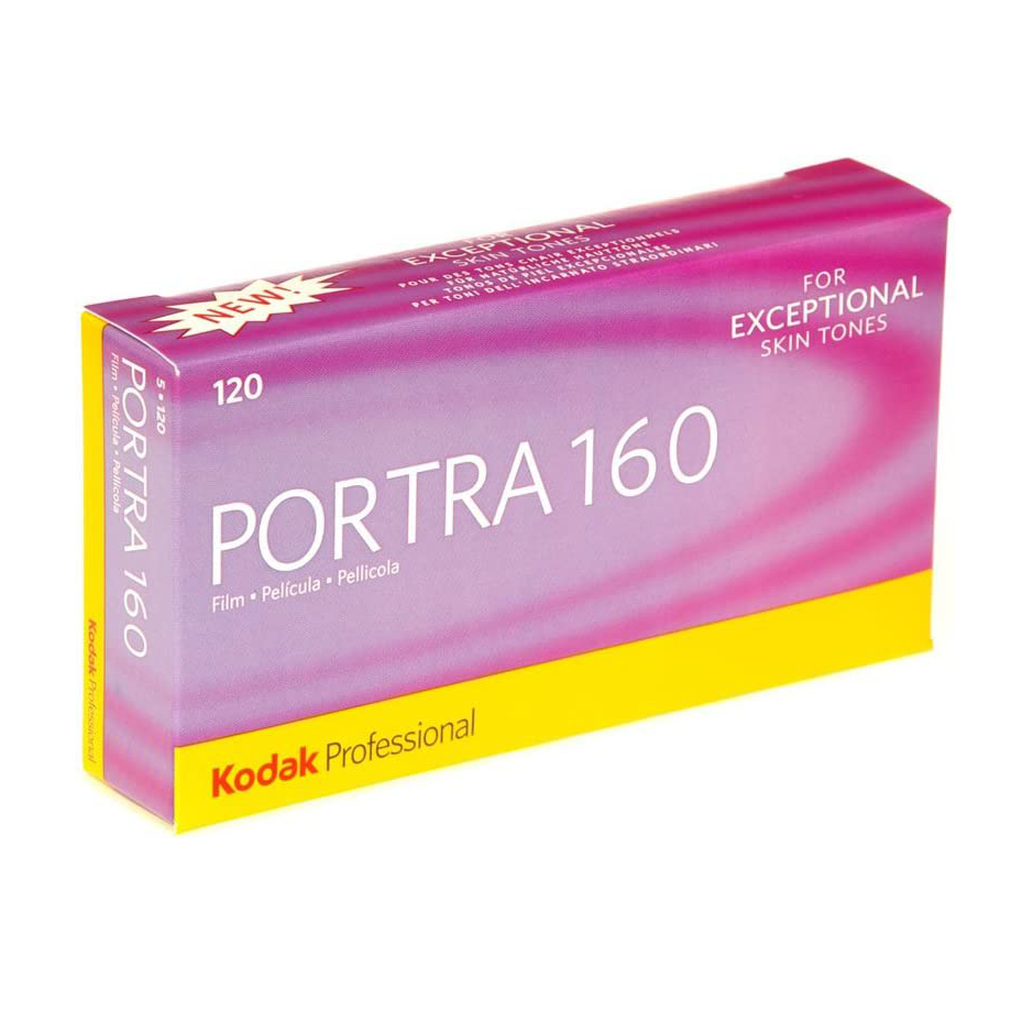Kodak Professional Portra 160 Color Negative Film 120 Roll Film, 5 Pack - Film expiré
