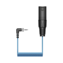 Sennheiser CL 35-XLR Right-Angle Locking 3.5mm TRS to XLR Male Coiled Output Cable