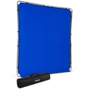 Ensemble d'arrière-plan de Manfrotto Ezyframe (Chroma Blue, 6,5 x 7,5 ')