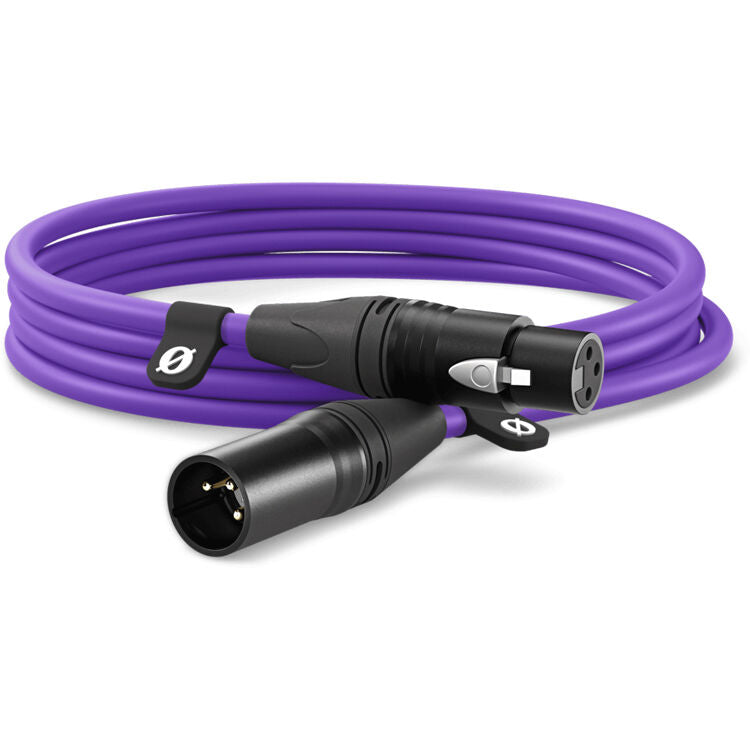 Rode Câble XLR premium, 3m / 9,8 pieds, violet