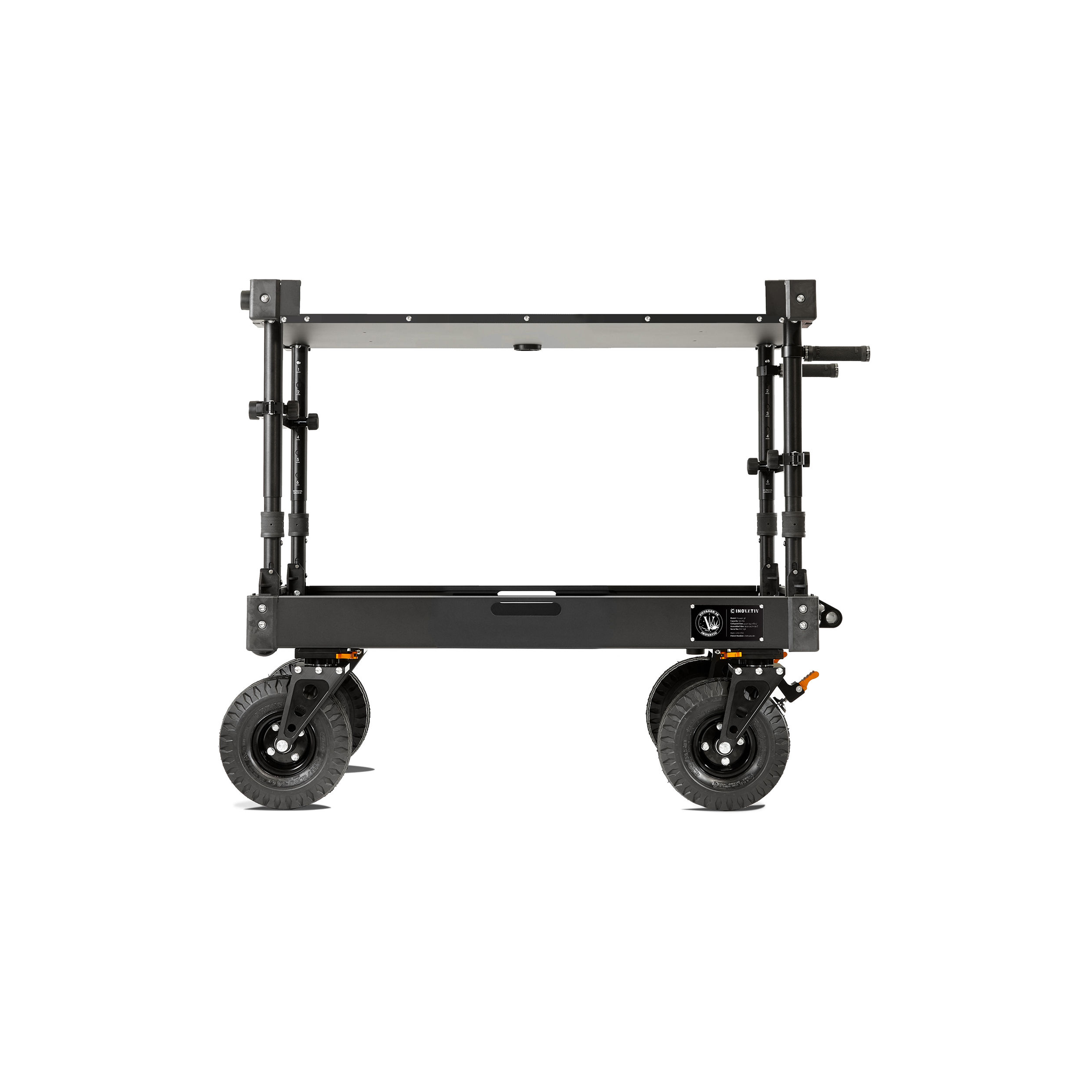 Inovativ Voyager 42 EVO Equipment Cart with X-Top Keyboard Shelf