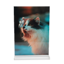 Acrylic Double sided tabletop Picture Frame - Vertical - 8x10