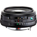 Pentax HD Pentax-Fa 43 mm f / 1,9 Limited (Noir)